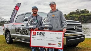 Smallmouth Win 2019 Toyota Bonus Bucks Owners Tournament