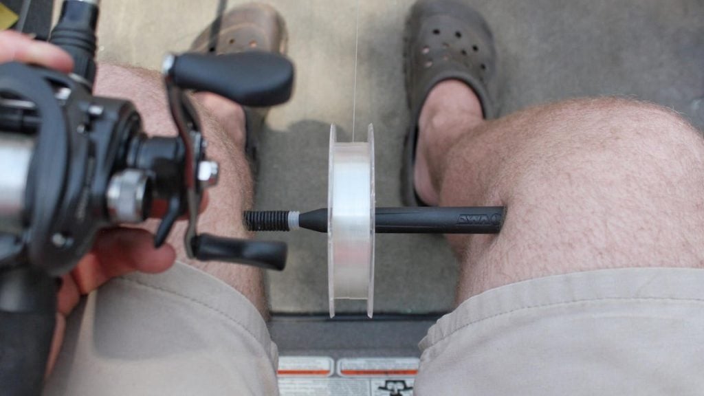 refilling a baitcaster reel