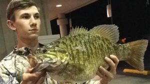 9.5-pound Smallmouth Bass Caught in Idaho