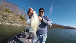 Vertical Jigging Tips for Winter White Bass Fishing