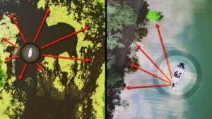 2 Key Areas to Fish Hollow Body Frogs for Bass
