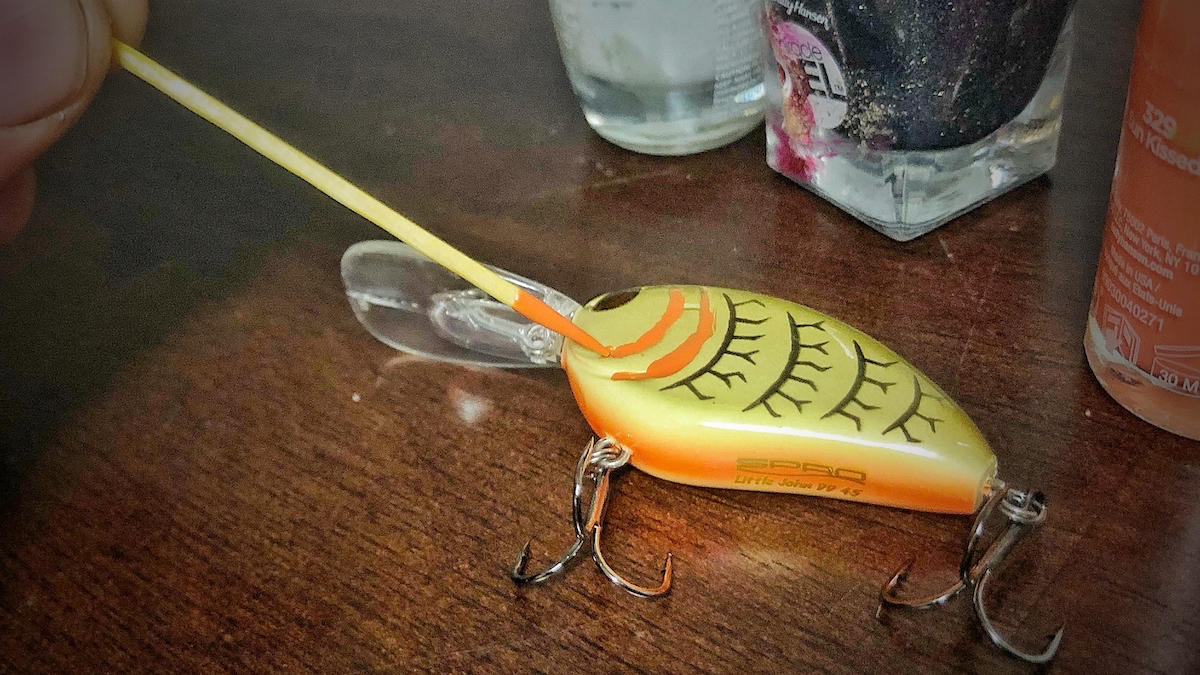 Toothpicks for painting lures