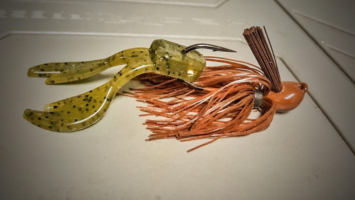 toothpick for keeping jig trailer secure