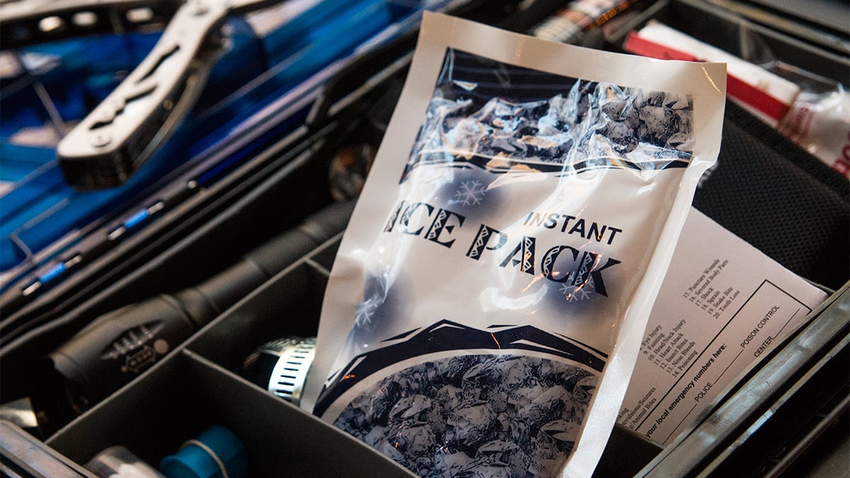 instant ice pack for fishing