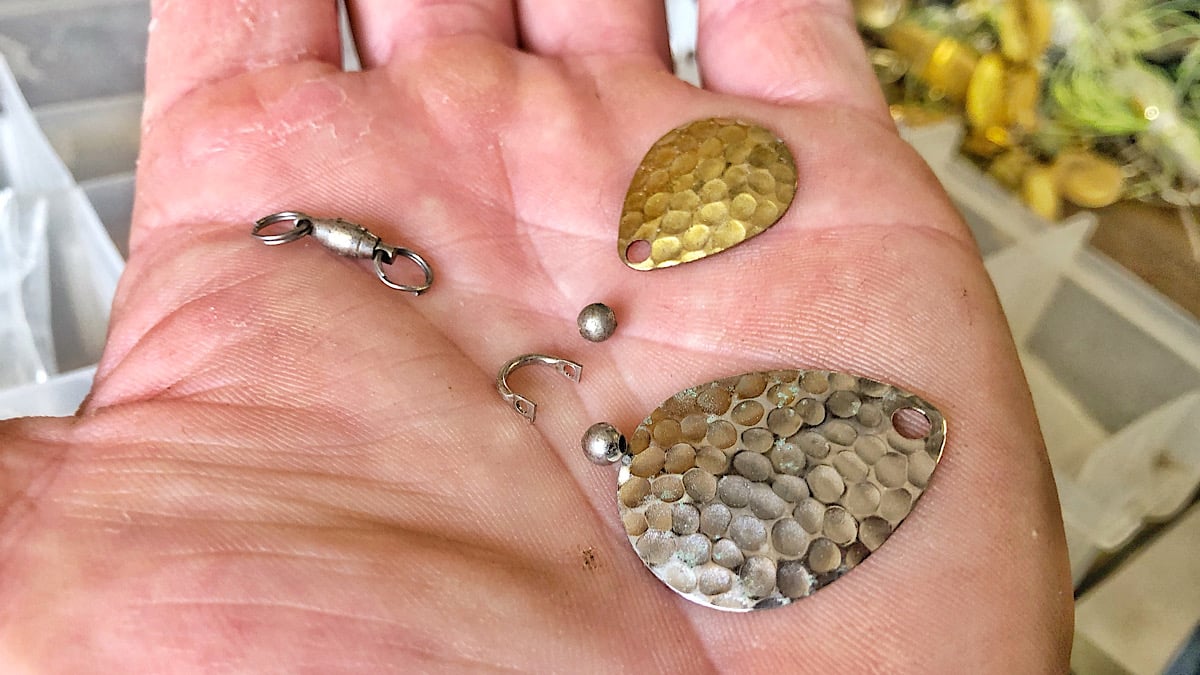 bass fishing spinnerbait components