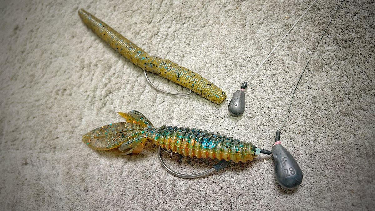 black bean rig for bass fishing