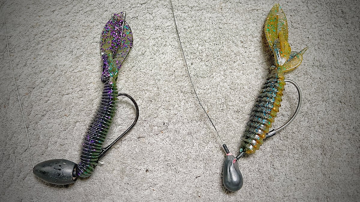 black bean rig for bass fishing