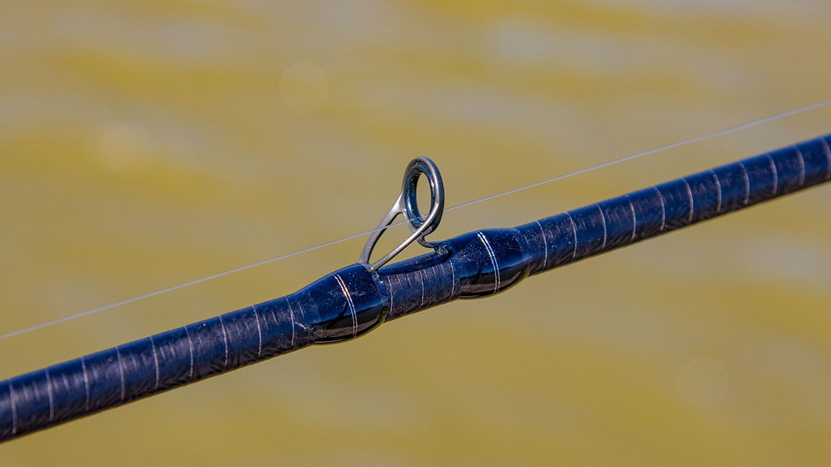 Fuji K concept alconite guides on limited edition invoker rod