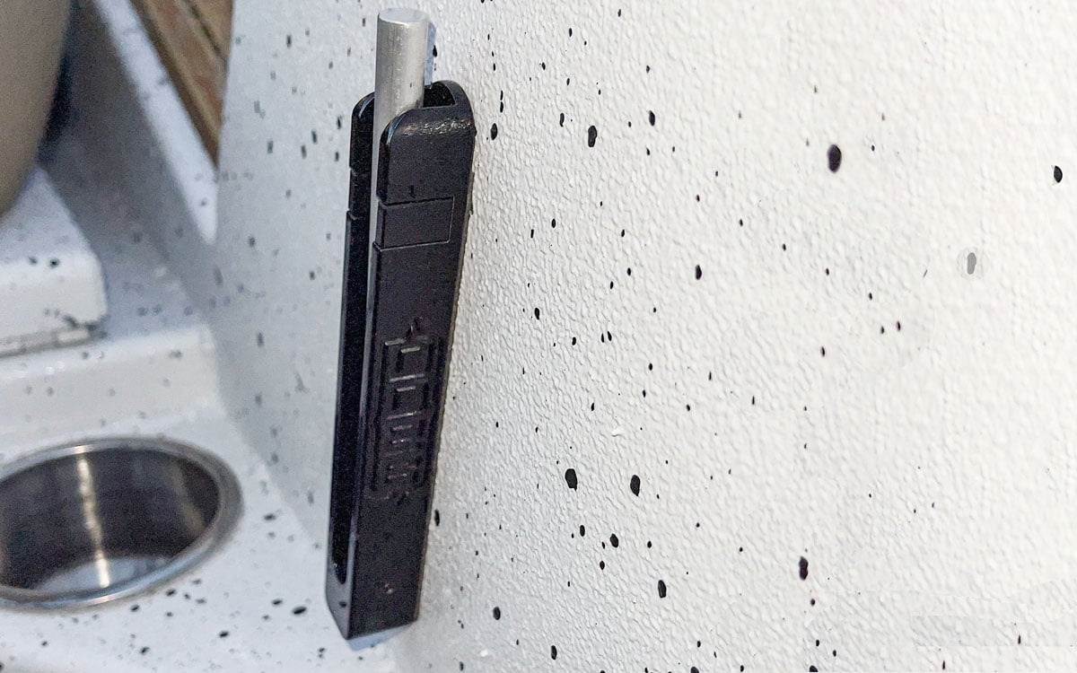 installed out of the way