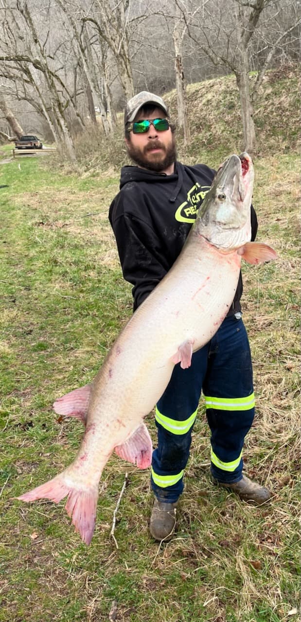 Luke King with Record WV Muskie