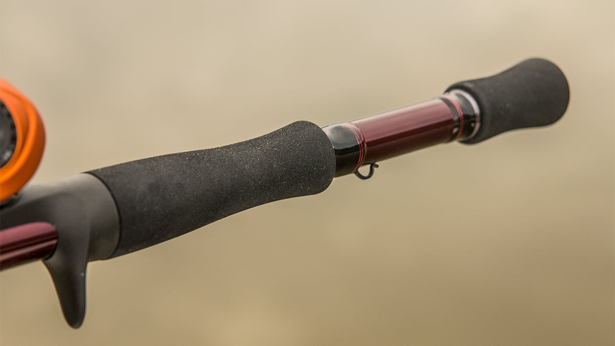 bass fishing rod handle