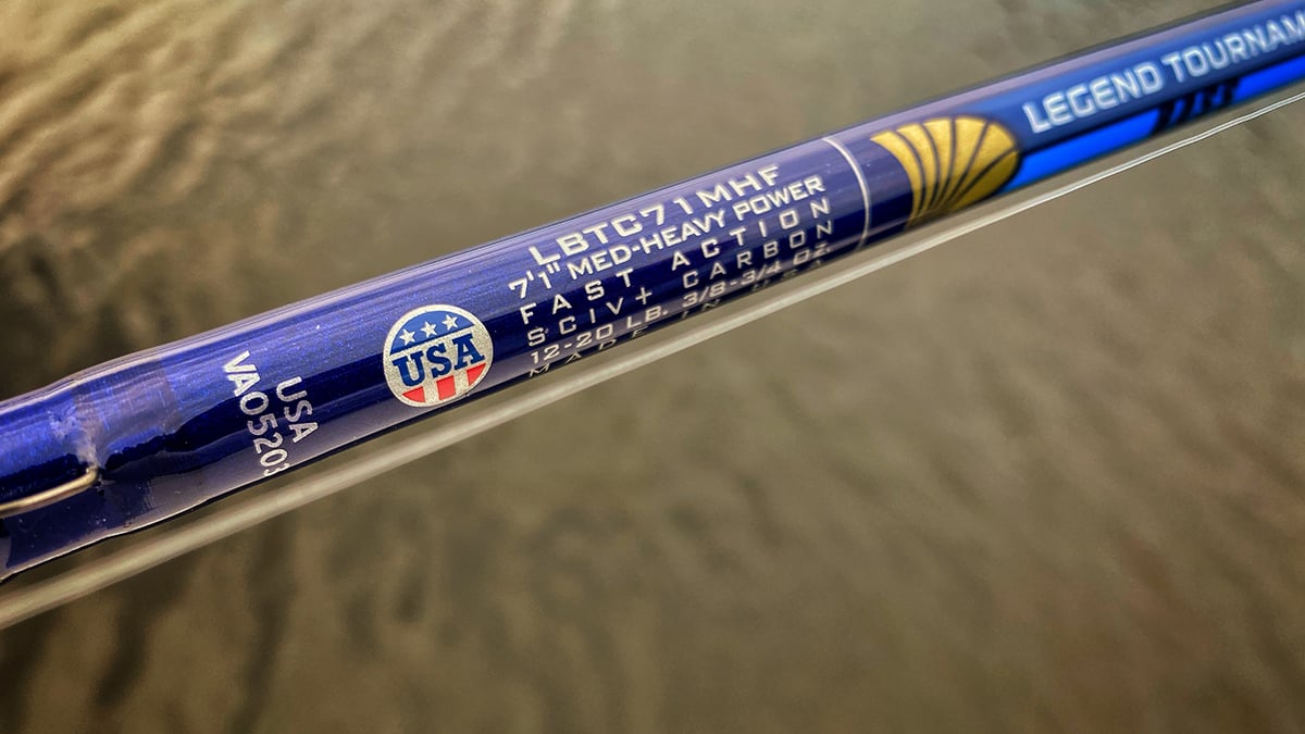 bass fishing rod blank