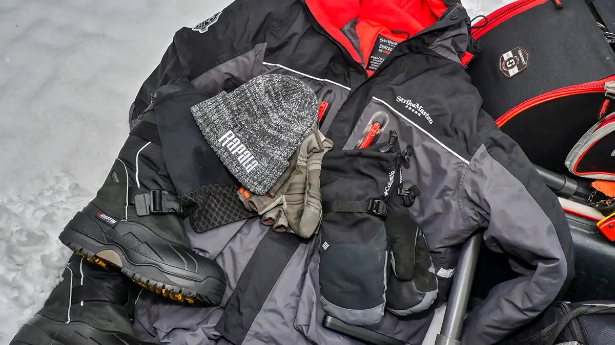 ice fishing gear - clothing