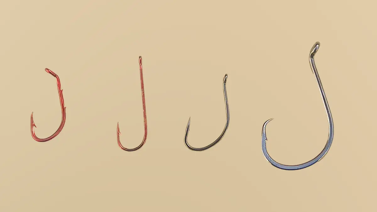 bait holding hooks