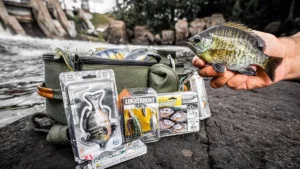 Comparing Bluegill Bass Baits and Live Bluegill Underwater