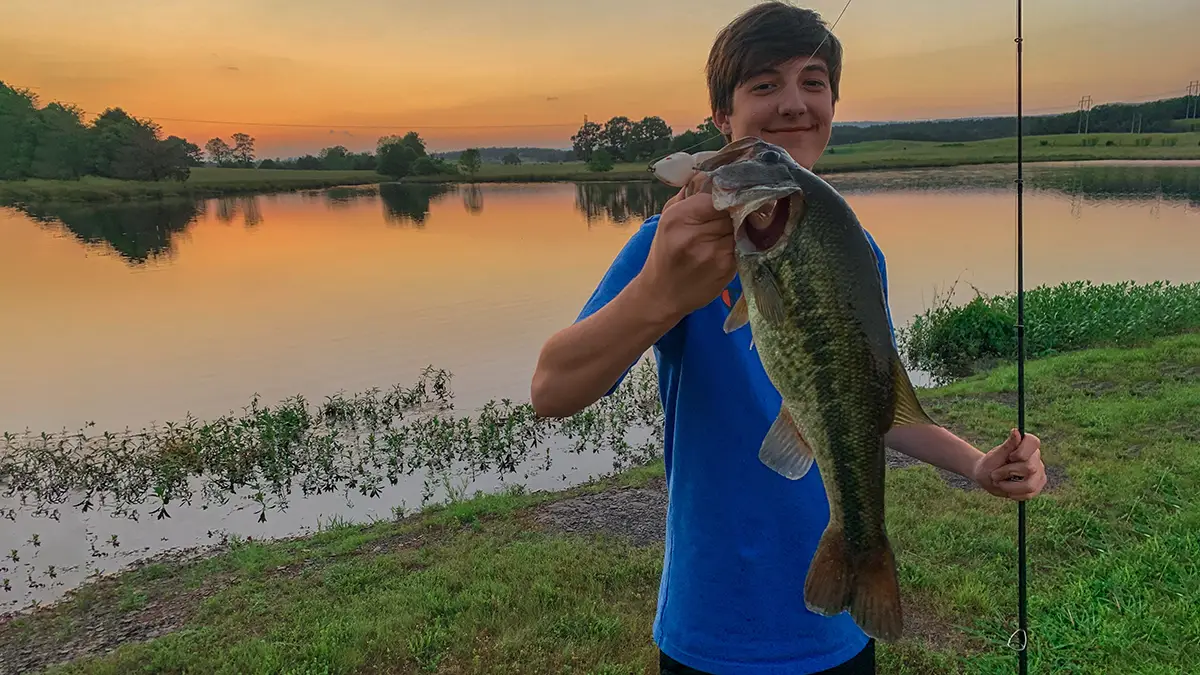pond fishing at dusk can be dynamite
