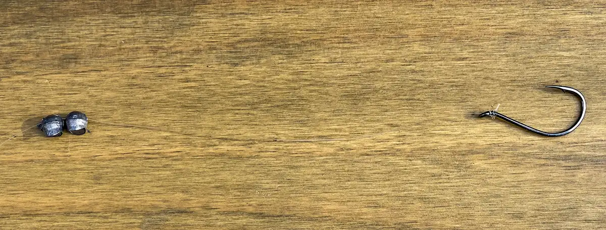 split-shot rig for catfish