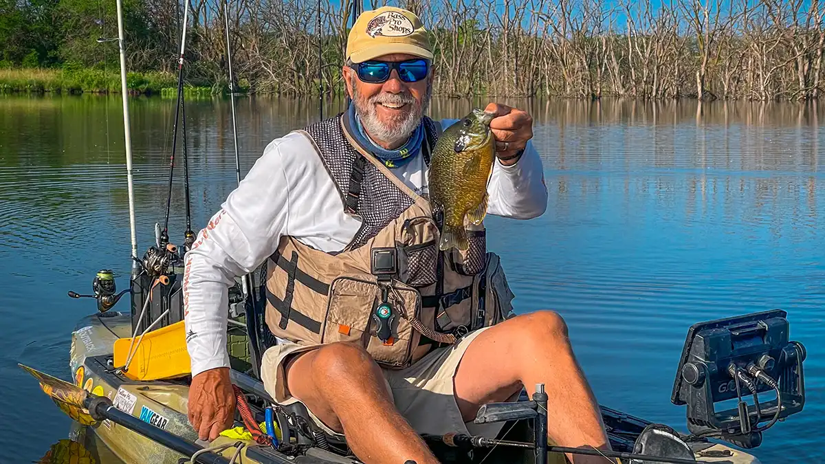 marty hughes master angler green sunfish on micro finesse trd