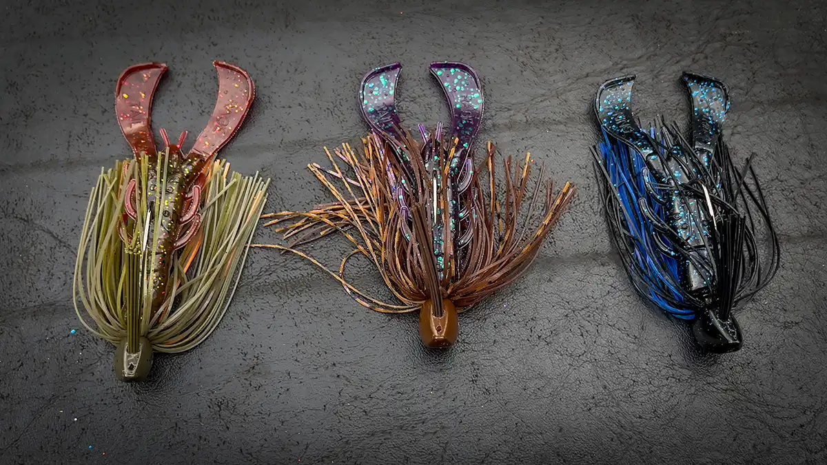 Strike King Rage Scounbug on Compact Tungsten Casting Jigs color combos