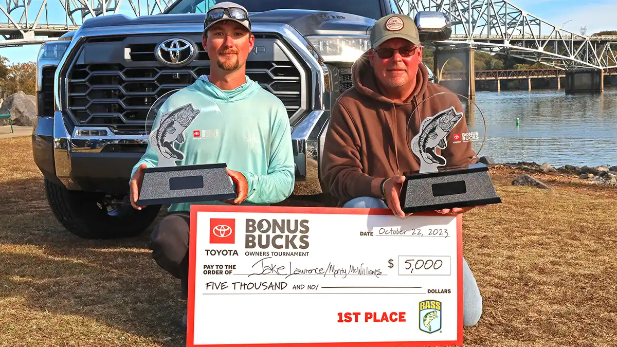 toyota bonus bucks owners tournament winners