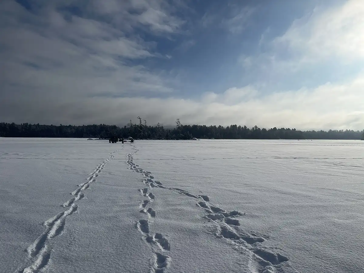 ice fishing