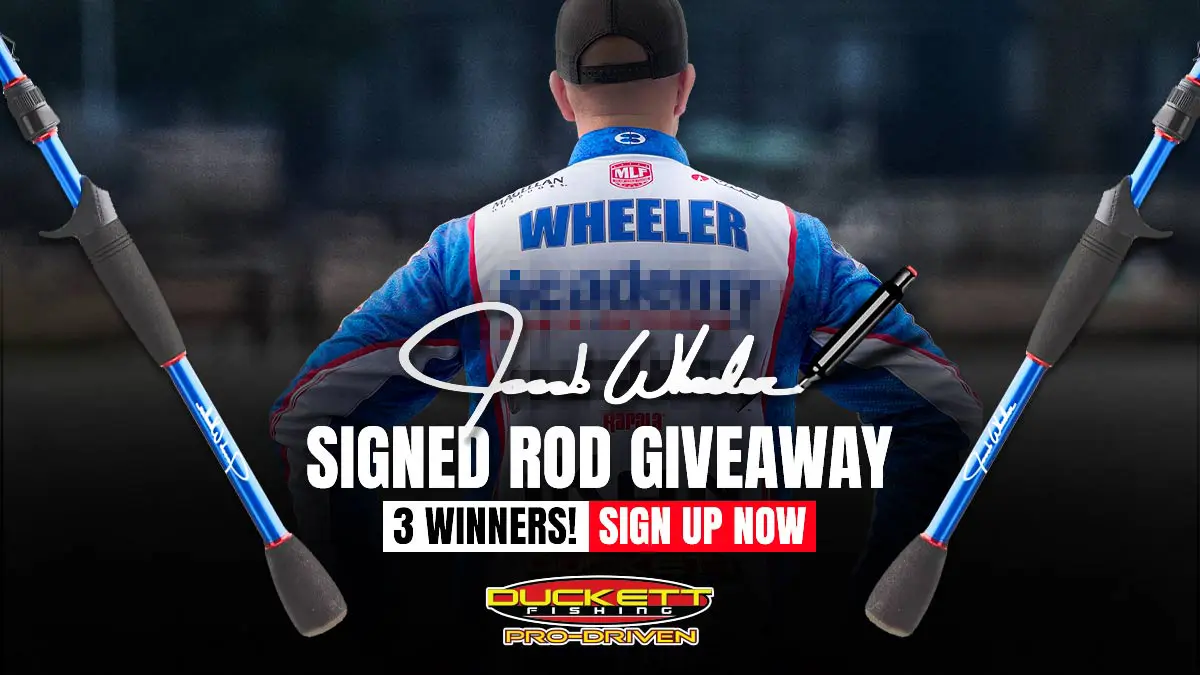 Duckett fishing rod giveaway