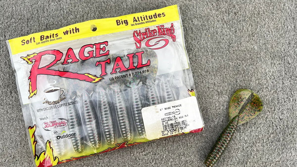 Strike King Menace Grub Package of strike king menace grub baits