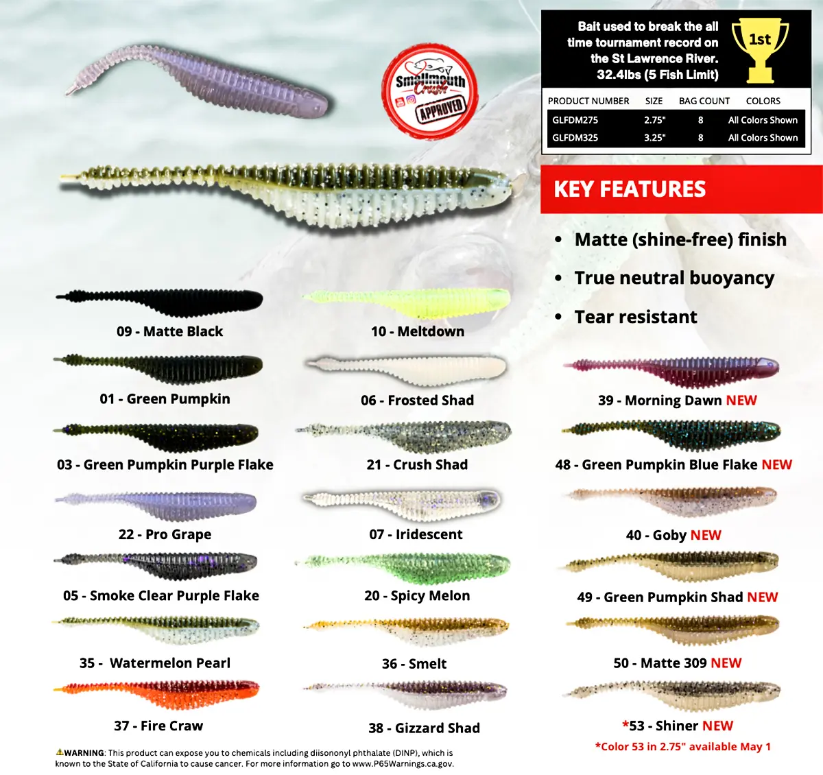 Great Lakes FInesse Drop Minnow