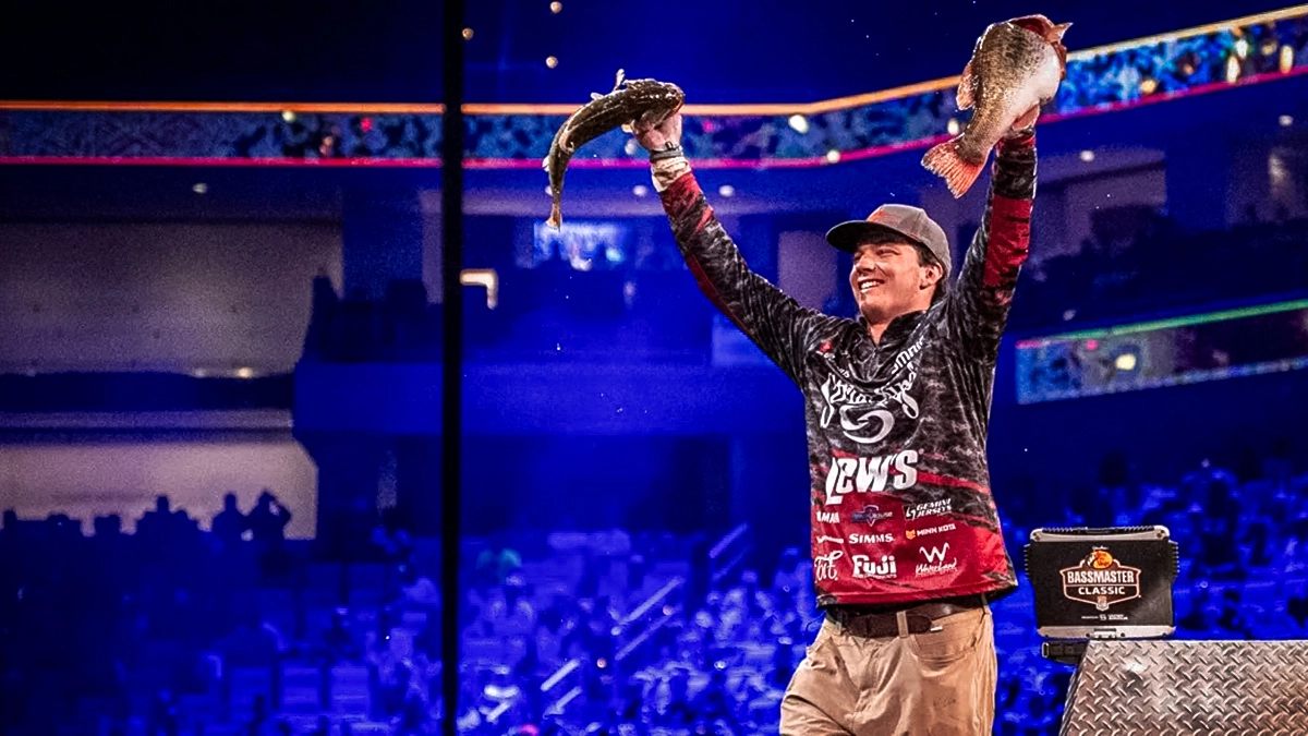 Easton Fothergill wins the 2025 Bassmaster Classic.