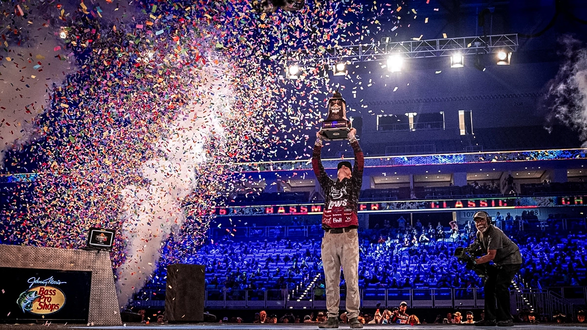 Easton Fothergill wins the 2025 Bassmaster Classic.
