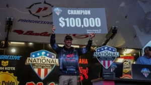 Christie Sets Record, Takes $100,000 NPFL Check at Santee Cooper