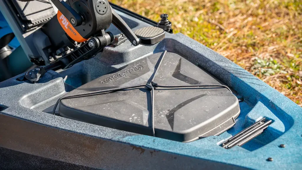 redesigned Old Town bow hatch