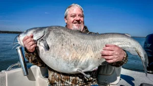74.5-Pound Blue Catfish Caught At Texas’ Lake Tawakoni