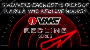 Rapala VMC RedLine Hooks Bundle Giveaway WINNERS