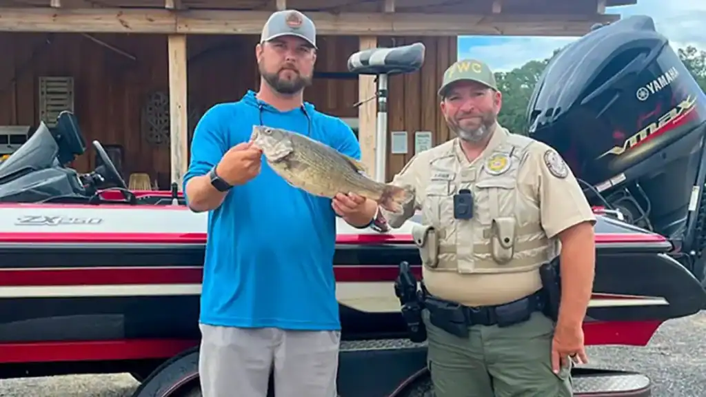Durden and Florida record spotted bass