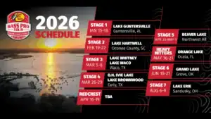 Major League Fishing 2026 Bass Pro Tour Schedule Released