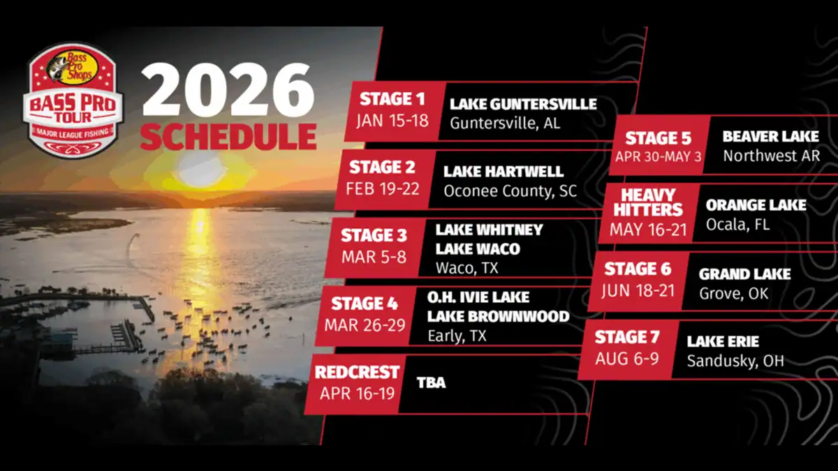 MLF Bass Tour 2026 Schedule