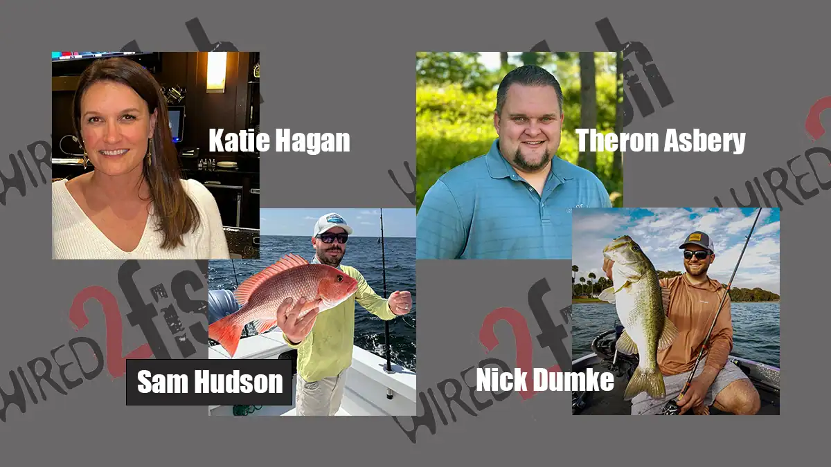 wired2fish employees Theron Asbery, Nick Dumke, Katie Hagan and Sam Hudson