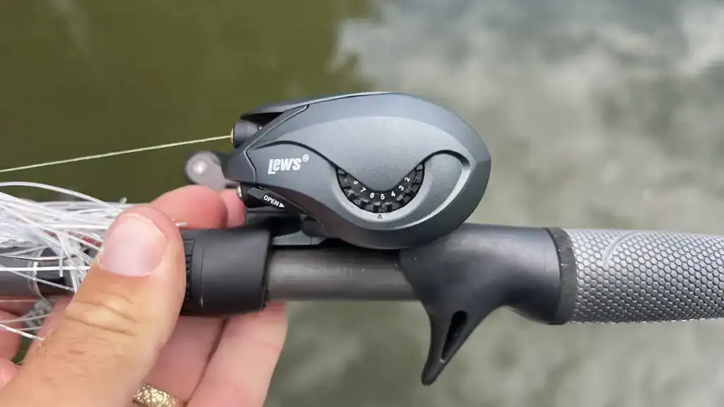Lew’s Speed Spool RX side view