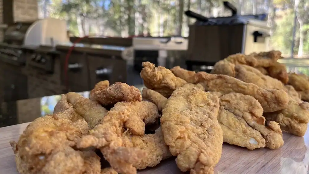 Louisiana fried catfish