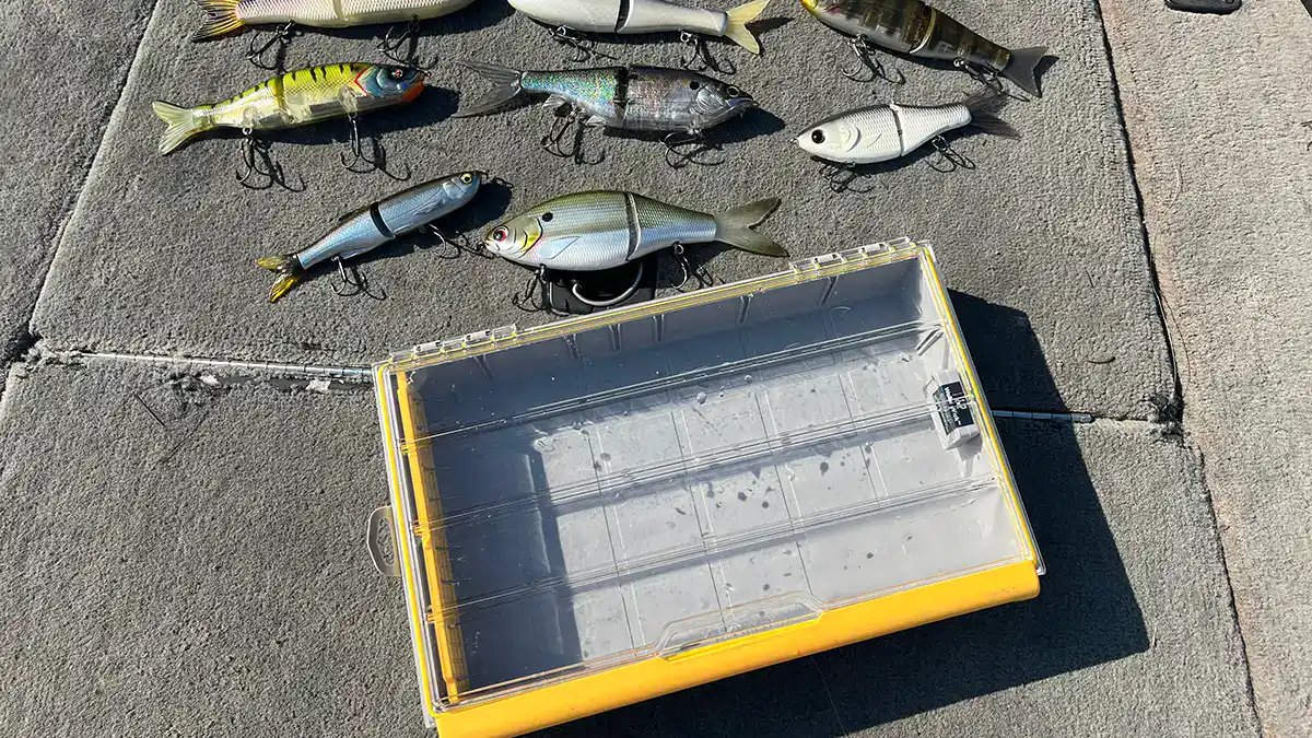 Plano EDGE 3700 Swimbait Box and swimbaits