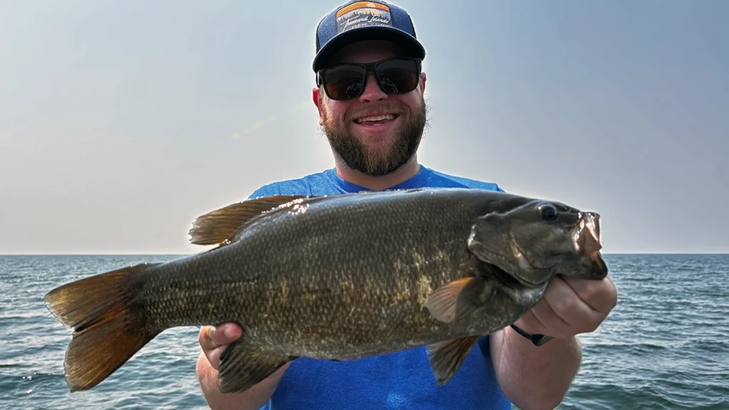 smallmouth caught in the summer