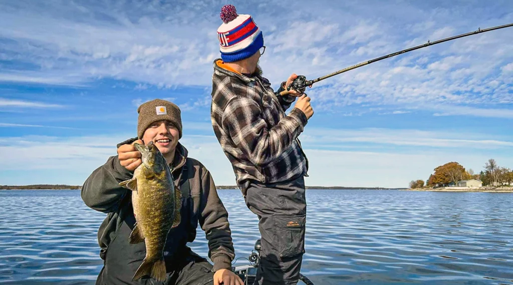 smallmouth bass fishing in fall