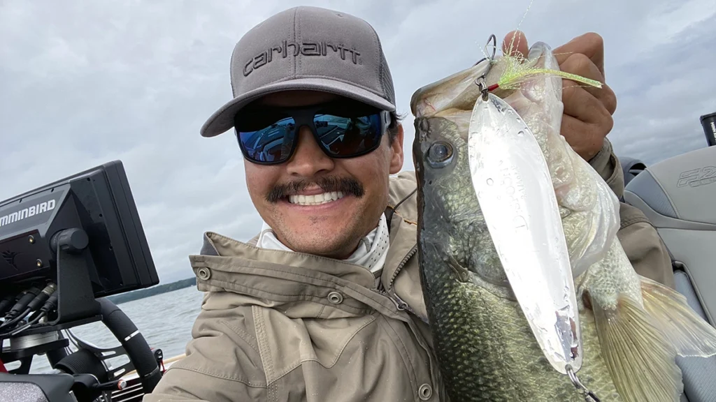 flutter spoons catch big largemouth bass