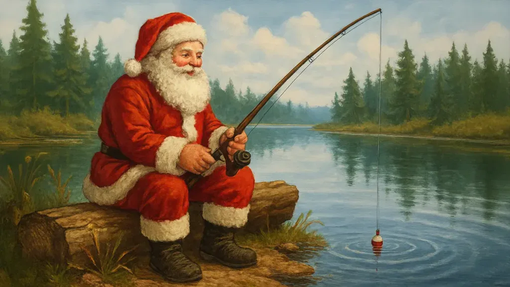 Santa Fishing
