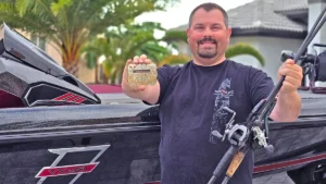 Burch Frogs His Way to a Vexus Buckle