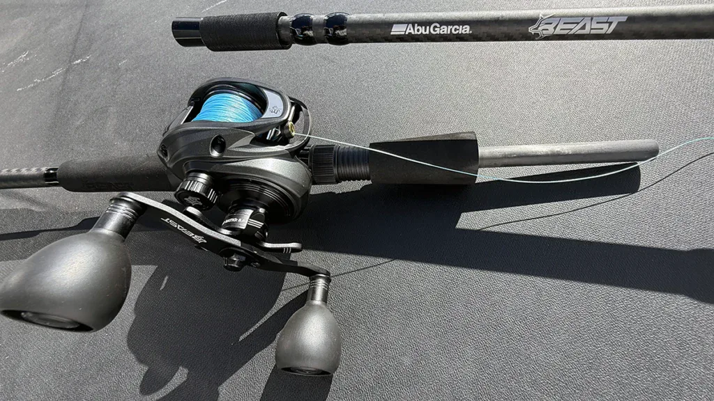 Abu Garcia Beast casting rod two piece