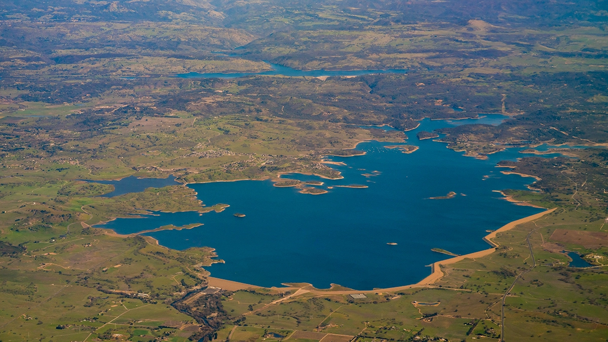Lake Camanche, located in the Sierra Nevada foothills of Central California