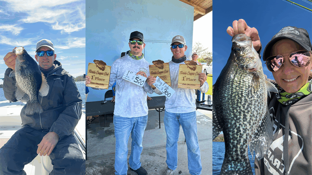 big winter crappie from Lake O