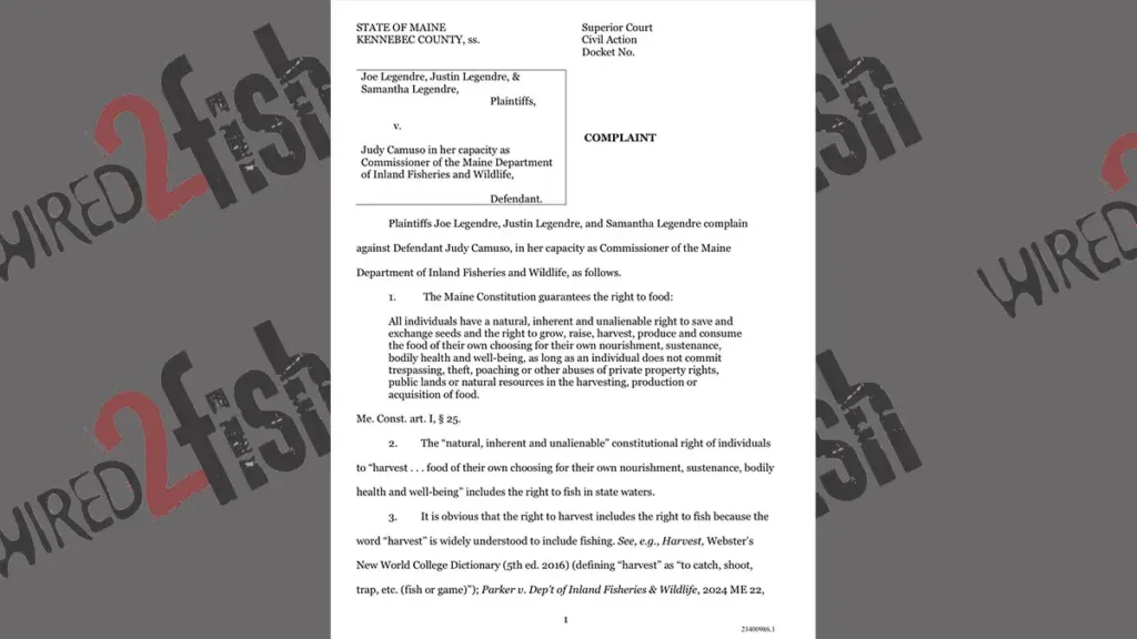 lawsuit to eliminate fly fishing only areas in Maine